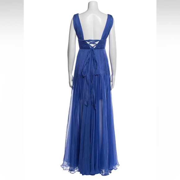 Maria Lucia Hohan | Rowen Maxi Dress, Amparo Blue, FR 34 - Picture 9 of 11